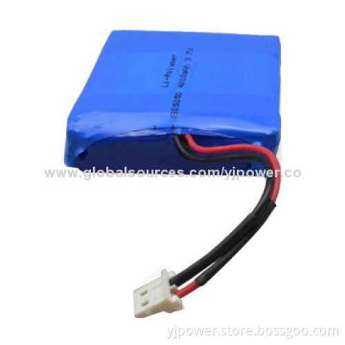 3.7V 4,000mAh Rechargeable Battery, 805050, Used for ATM